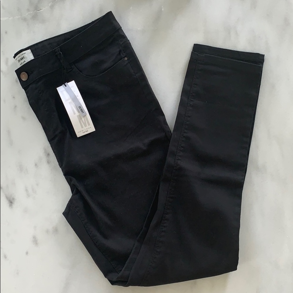 New Look Curves Skinny Black Jeans